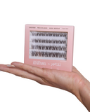 Au Natural lash tray featuring lightweight, natural-looking lash segments.