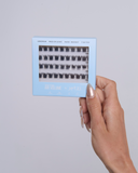 Close-up of Jetzi Air Volume showing soft, cloud-like lash fibers.