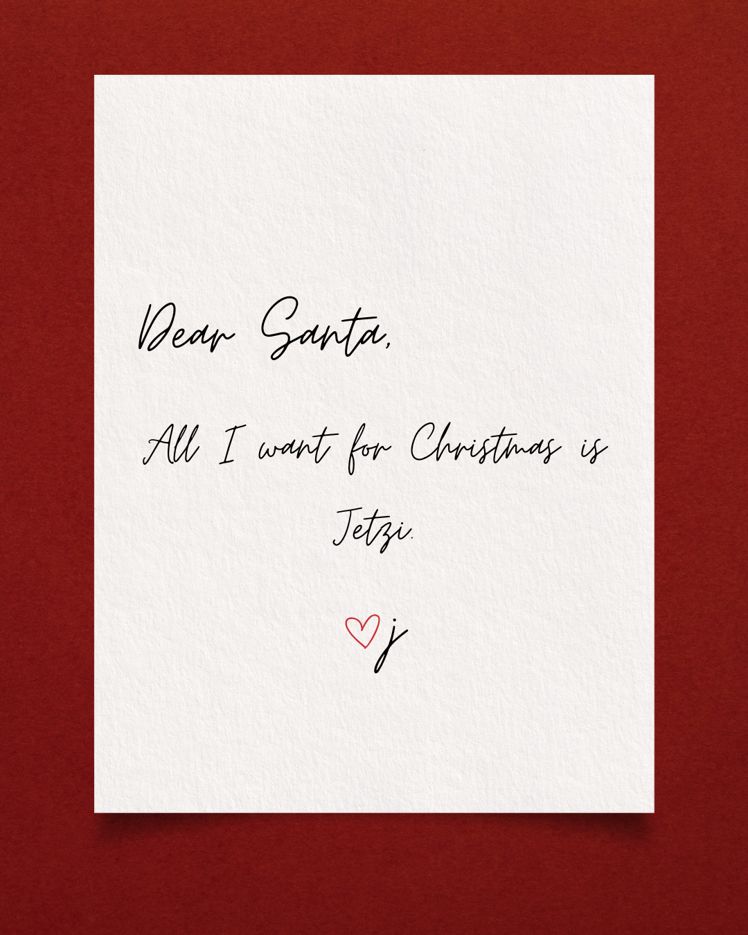 Dear Santa ....