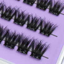 Jetzi Lash Duos hybrid wet-set lash segments on K-Band for custom looks