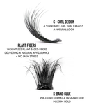 AIR VOLUME - Up to 7 days per set · 4 sets per box · No glue required