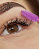 Close-up of Jetzi lash cleanser designed for 7-day wear maintenance